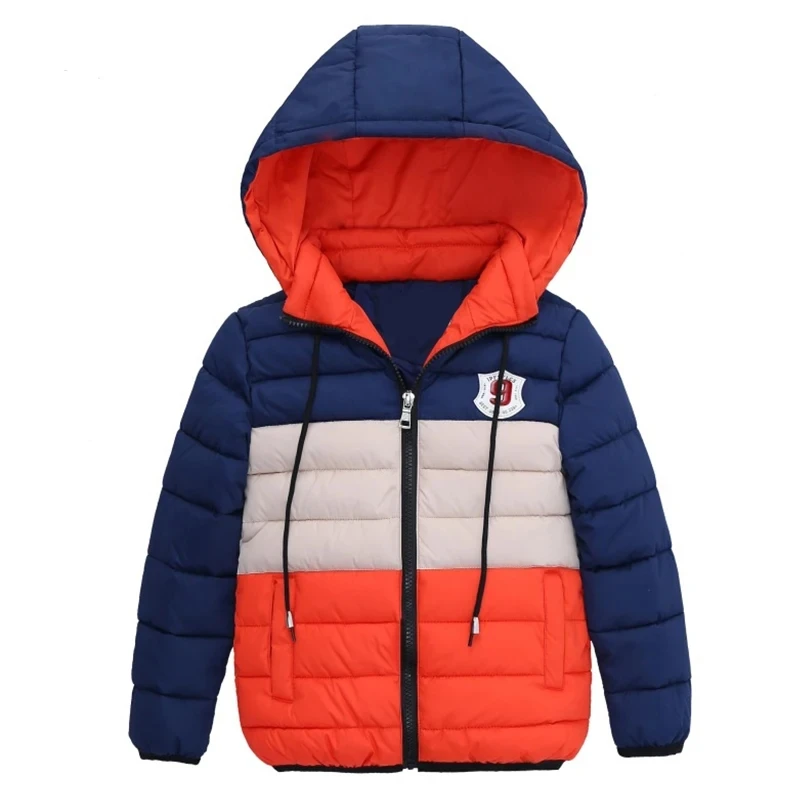 Winter Boys Coats Kids Zipper Jackets Boys Thick Hooded Winter Jacket High Quality Children Winter Coat kids Clothes 4 6 8 Years