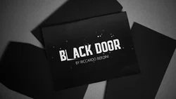 Black Door By Riccardo Berdini (2 Or 6 Envelopes) Magic Tricks Appear Vanish Magia Close Up Street Illusions Gimmicks Mentalism