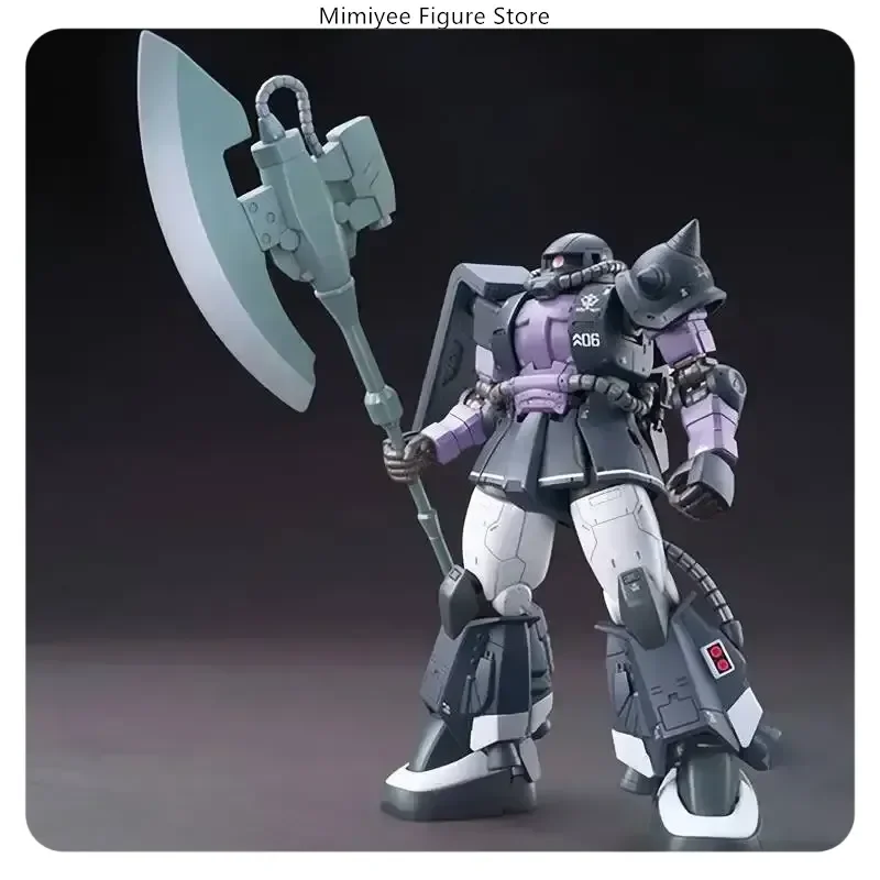 Gaogao Ms-06r-1a Zaku II High Sniper Rifle Axe Cannon Model Kit 1/144 Scale HG Assembly Action Figure for Collectors And Gifts
