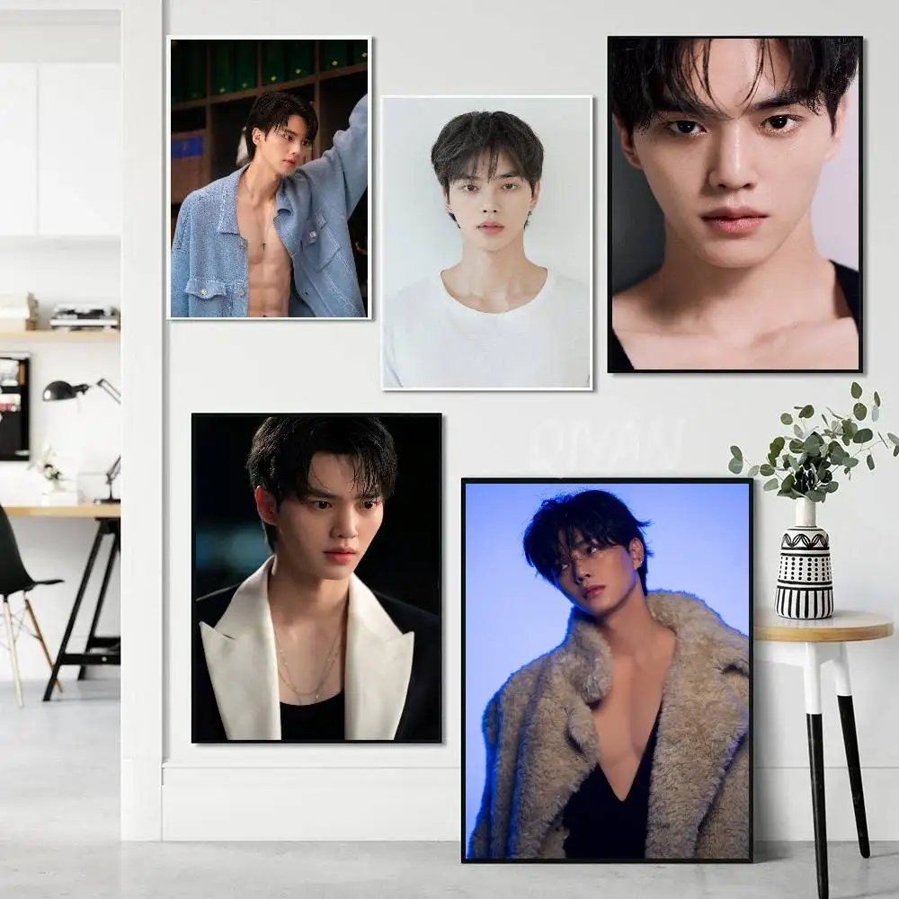 Korean Actor Song Kang Art Sticky Wall Waterproof Home Living Room Bedroom Bar Aesthetic Decoration