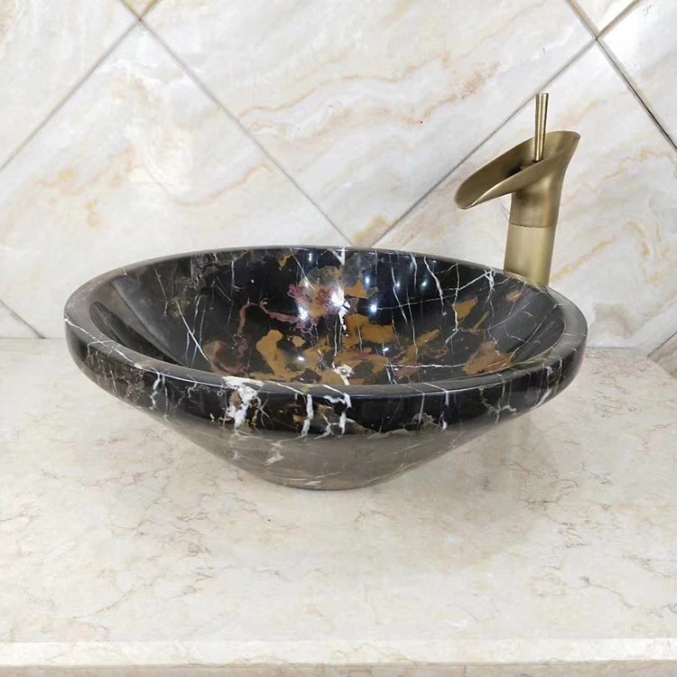 Black Marble With Gold Veins The And Golden Bathroom Sink Freestanding Kitchen Top