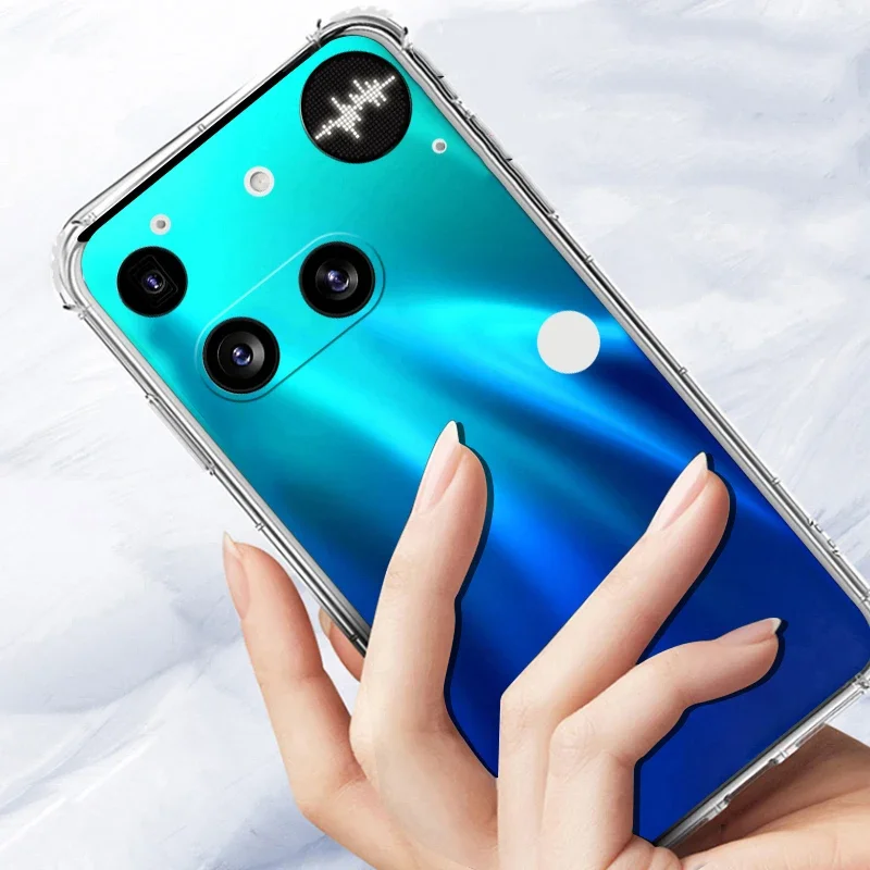 

Transparent Shockproof Case for Nothing Phone 3 3A Pro Clear Anti-knock for Nothing Phone 3 3A Pro Phone Shell Soft TPU Cover