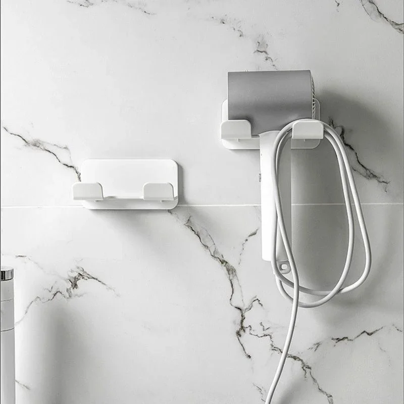 Soporte para Secador de Pelo sin Perforaciones, Montado en la Pared, Estante de Almacenamiento para Secador de Pelo de Baño, Soporte Impermeable para Secador de Pelo de Uso Doméstico