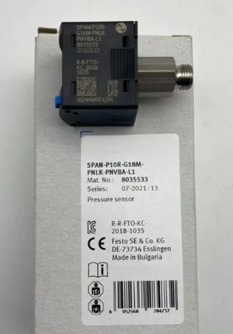 Digital Pressure Sensor SPAN-B2R-G/R18M-PN-PN-L1 8035545 8035548
