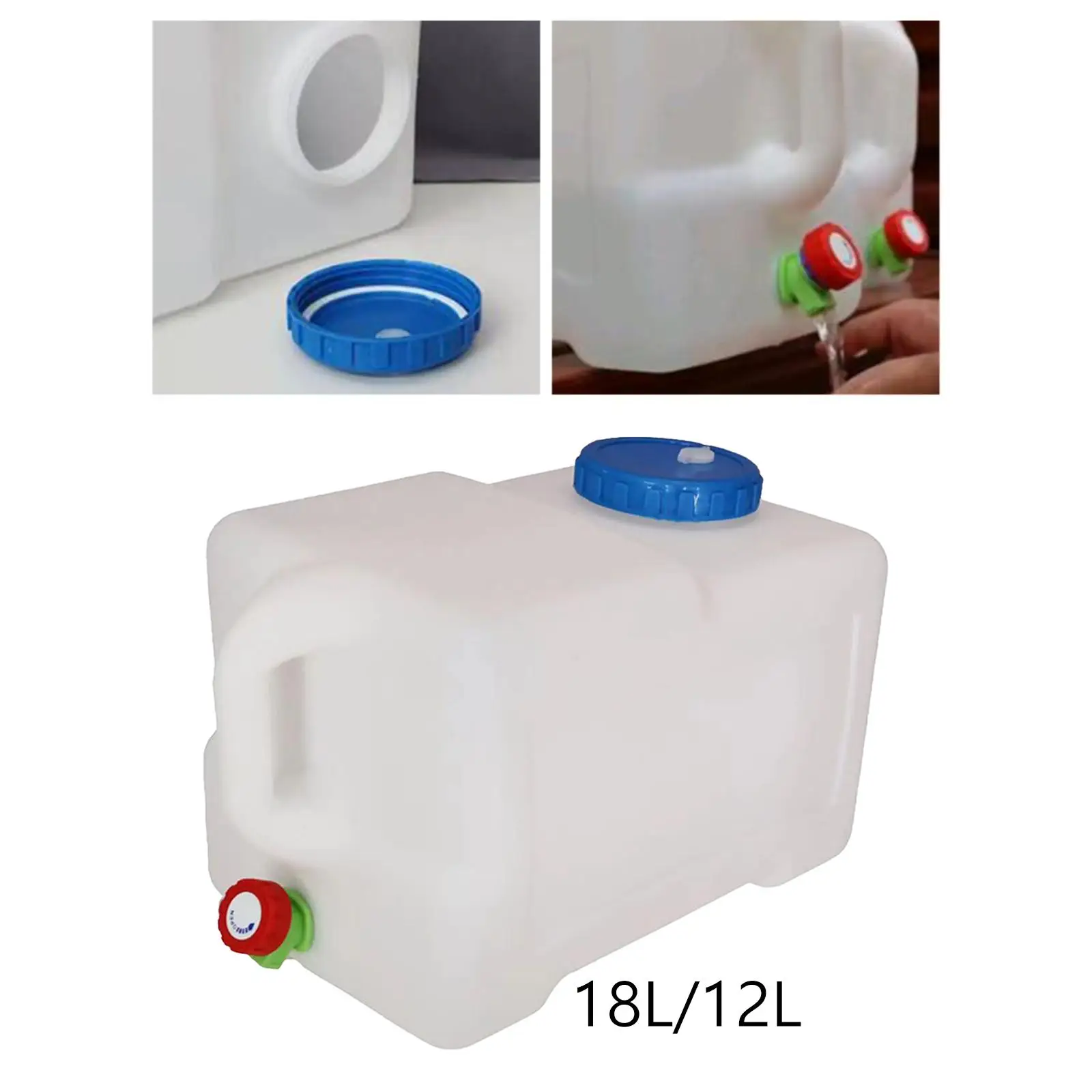 

Water Container Water Canister Water Bucket with Spigot Drink Dispenser for Picnics Cooking Drinking Self Driving Cars Outdoor