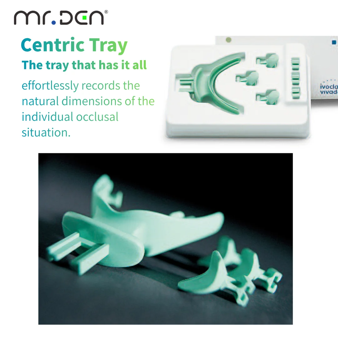 Ivoclar Vivadent Centric Tray 559166BN Universal Individual Bite Registration Occlusal Position Recording Dental Clinic Supplies
