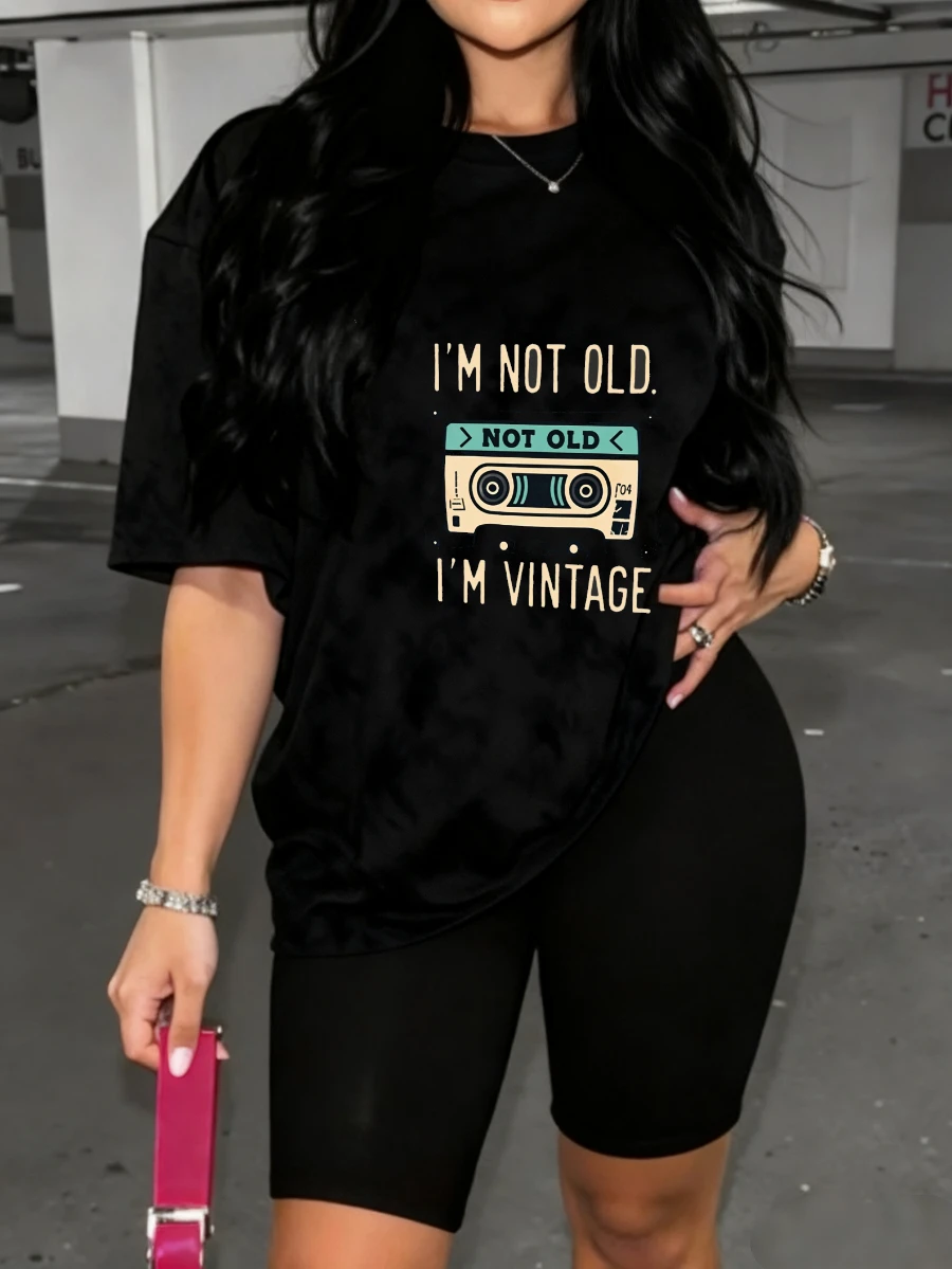 Summer Clothing Old Money - Camiseta Feminina Plus Size com Decote