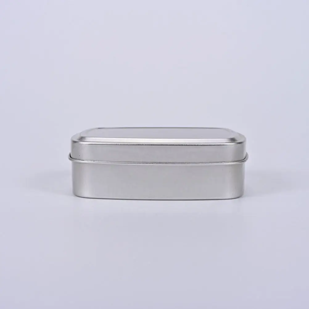 

2Pcs Premium Aluminum Refillable Containers Leakproof Mini Cream Tins for Travel Face Cream Lip Balm Soap Storage Boxes