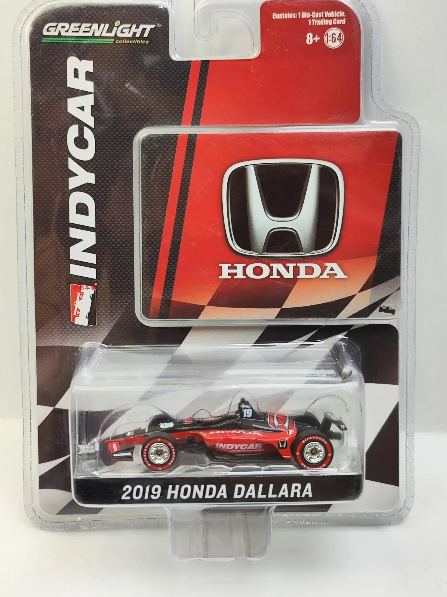 

GreenLight 1:64 2019 Honda Dallara Universal Aero Kit IndyCarCar Model Alloy Model Collectibles Children's Gift Toys Car Model