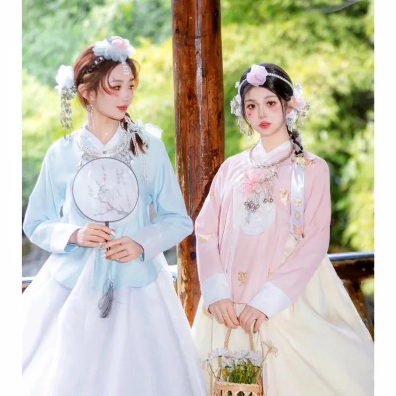 

Hanbok Yanji Korean Clothing Women's New Court Dress Daily Photography Trip Shoot Ethnic