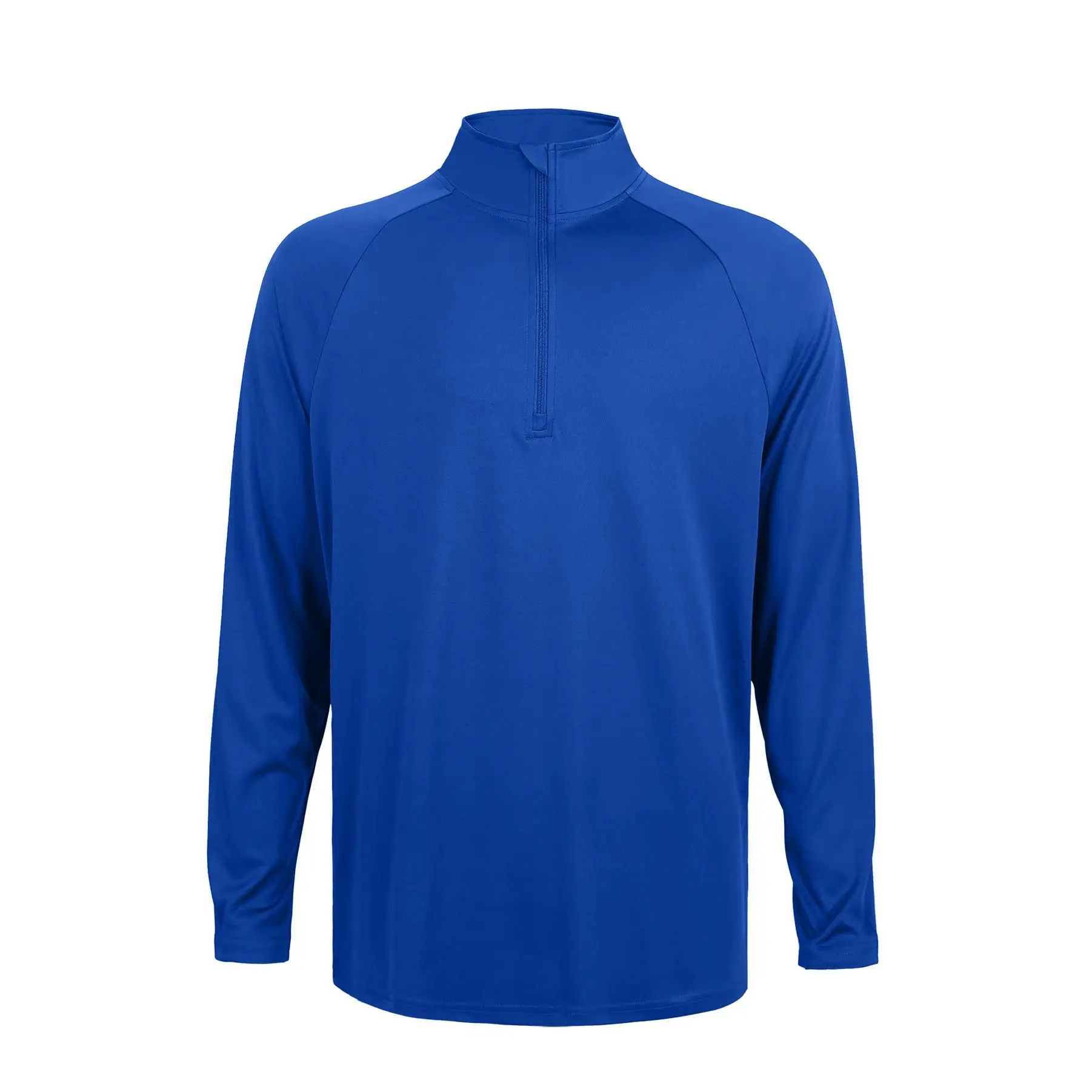 Men's Quarter Zip Pullover Shirts Long Sleeve T-Shirts -UPF 50+ Sun Protection,Quick Dry Light Weight Shirt for Athletic Running Outdoor Workout