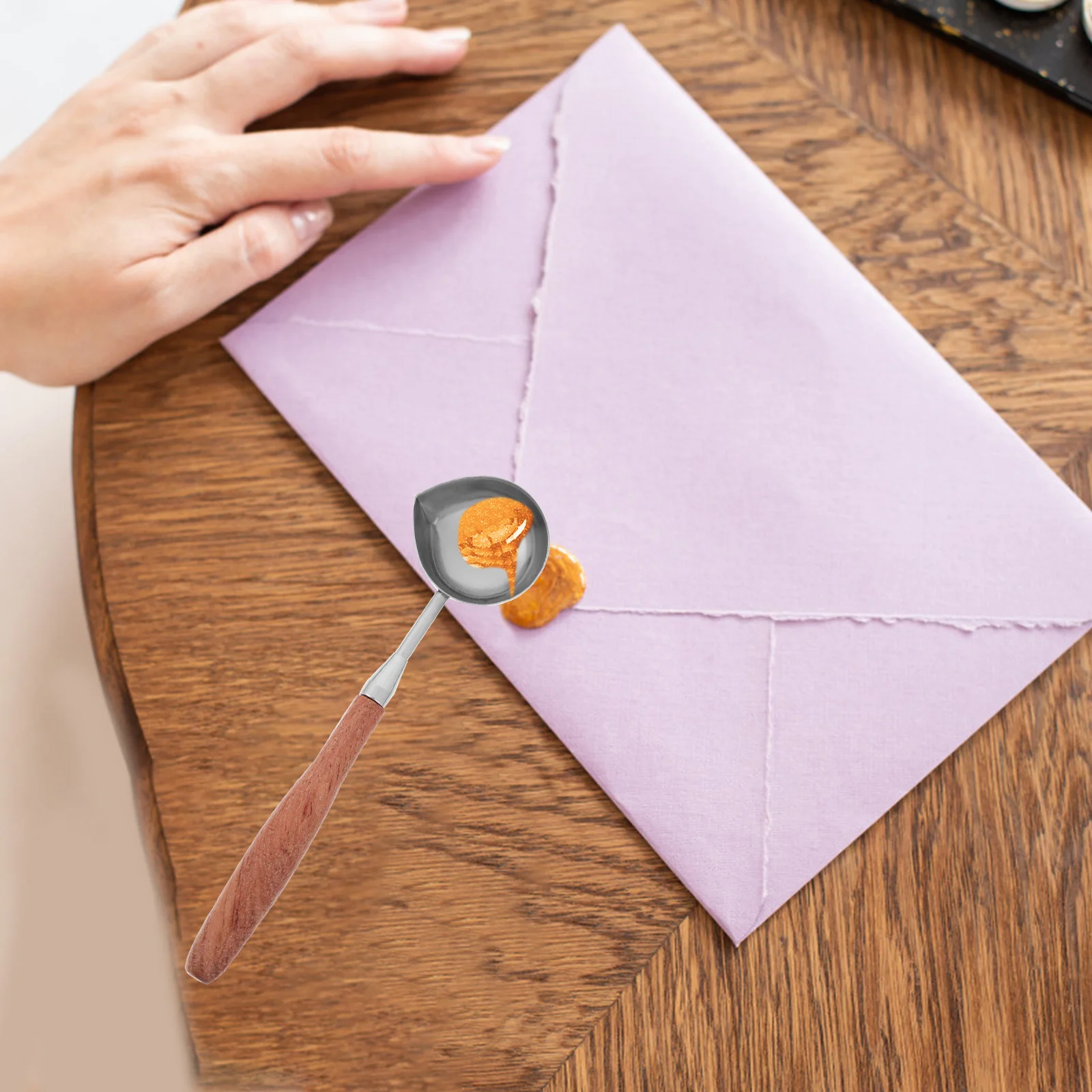 

Sealing Spoon Stainless Steel 12X2.8Cm For Melting Wax Seal Tools Fire Seal Spoon Wax Sealing Accessories