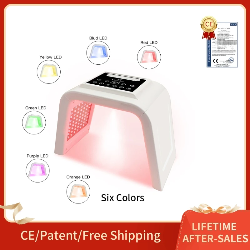 7-Color PDT Led Light Therapy Skin Facial Photon Mask Machine Home Use Beauty Devices Anti-wrink Ance Skin Black Spot Remover