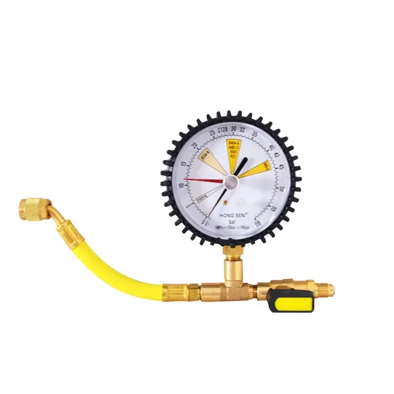 Nitrogen Detector Leak Detector HS-NG Air Conditioning Refrigerator Nitrogen Pressure Gauge Valve