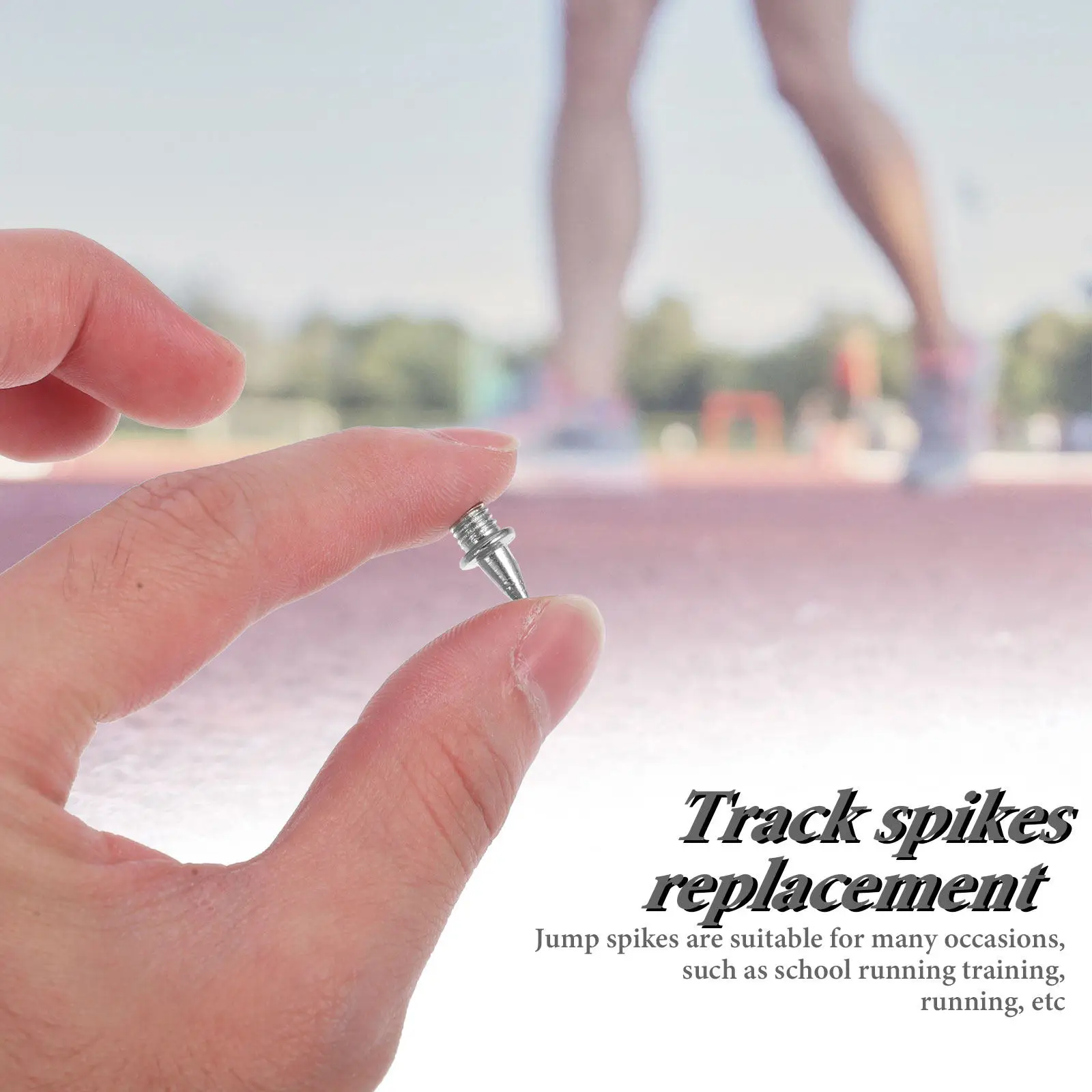 

110 шт. стальных шипов для легкоатлетических кроссовок, сменные, из твердого металла, для бега и прыжков, для улучшения сцепления на легкоатлетическом поле