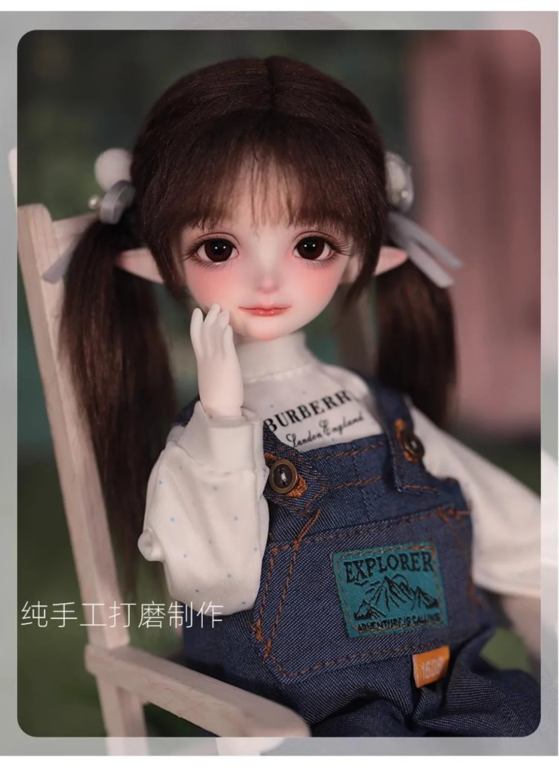 Nuovo bjd Genuine doll Group 1/6 Original sd Baby Doll Humanoid SD Doll Joint girl Elf ears