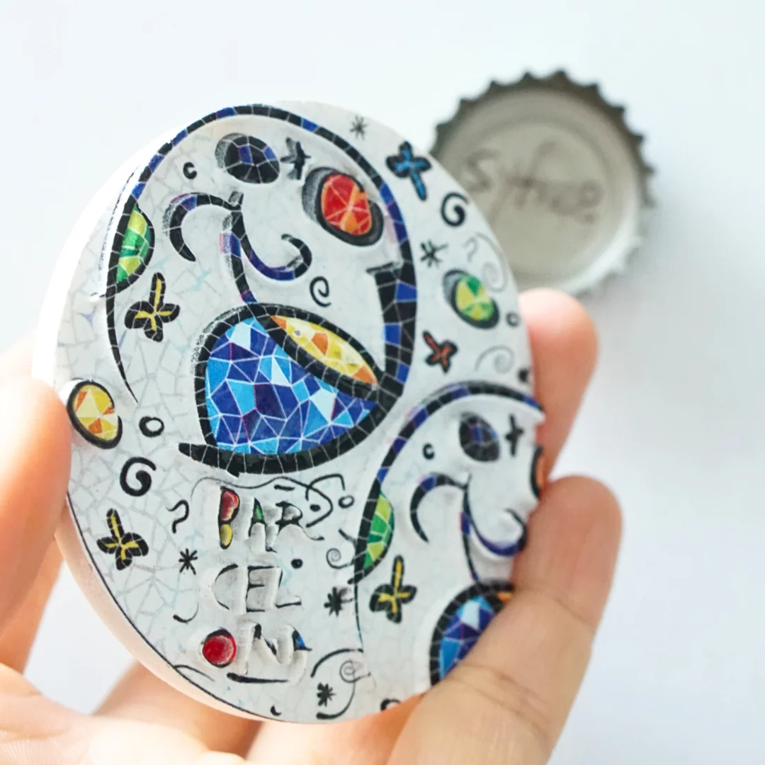 1 unidad, imanes para nevera de Barcelona, imanes para nevera con paisaje de Barcelona, imanes para nevera de España, imanes para nevera con atracciones de España, Colorfu