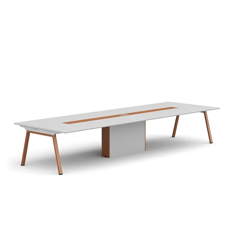 small conference table Modern fashion conference room negotiation table Simple workbench Office table and chair combination