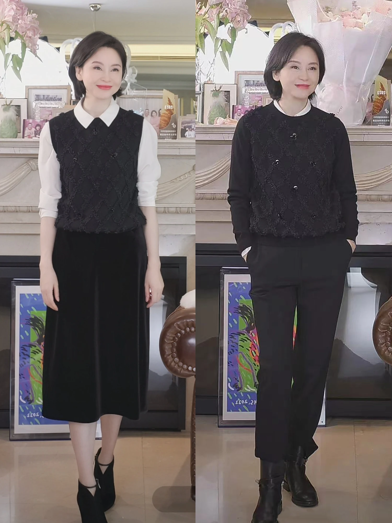 

Женский вязаный жилет из 100% тонкой мериносовой шерсти Mary's Garden Capricorn, стандартной длины, модный цвет