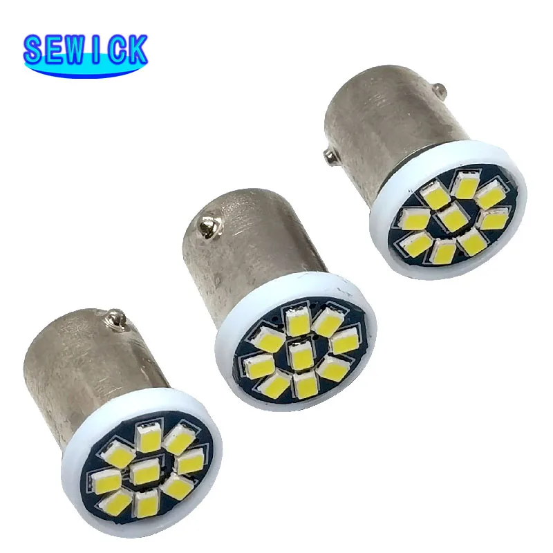 

400 шт., BA9S 3020 9SMD 1206 9led 12 В 24 В