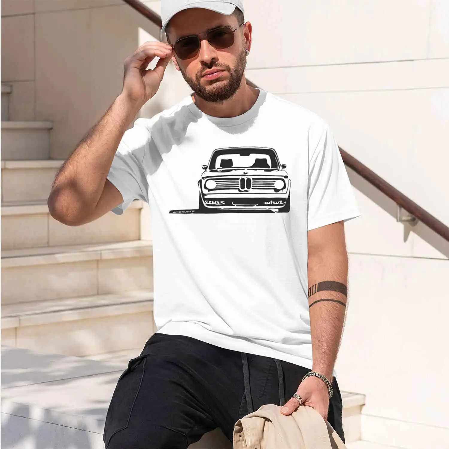 Class Car Design Men's T-Shirt Vintage Graph Summer Casual Wear Gift For Car Enthusiasts 2026 New Model Short-sleeve crewneck TS