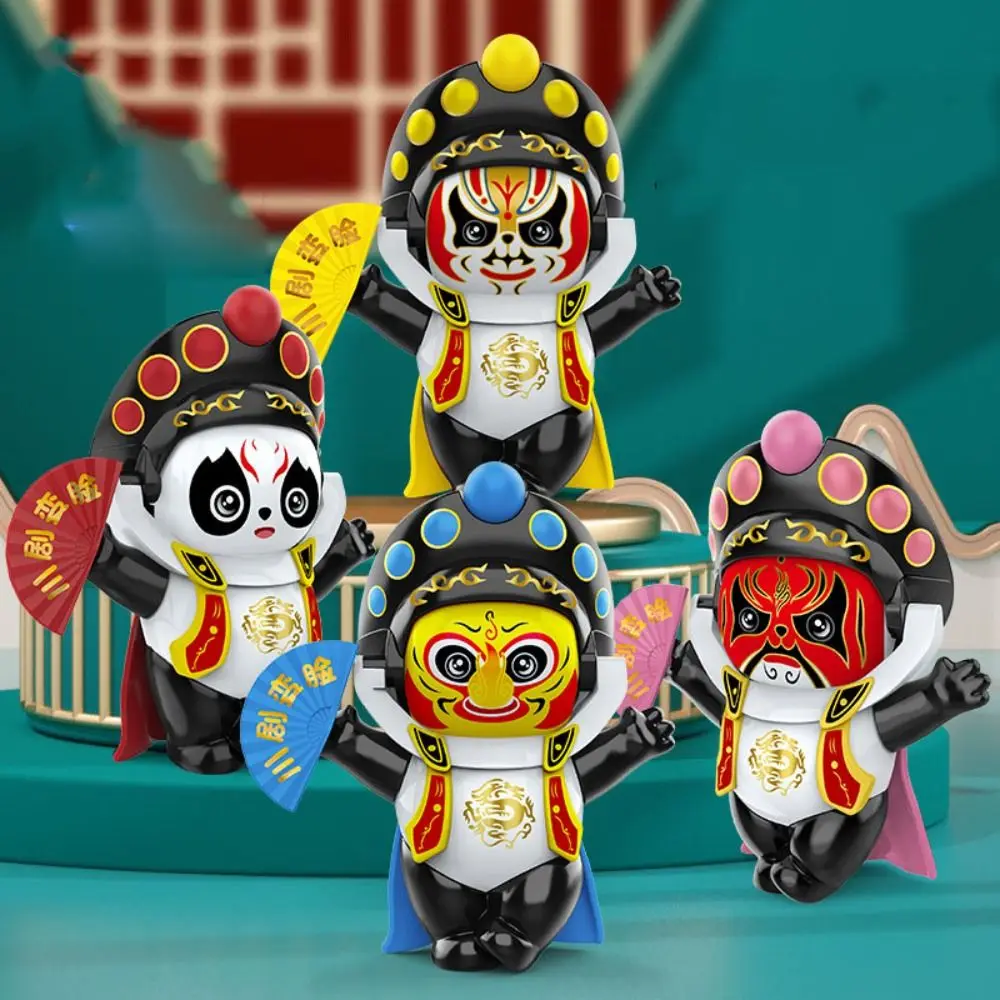 Face Change Opera Face Changing Doll Sichuan Opera Chinese Style Face Changing Toy 4 Facial Mini Opera Face Makeup Toy