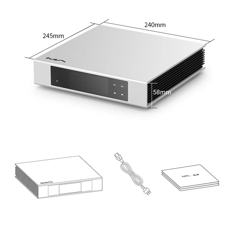 Streamer de música MATRIX Element S com leitor de rede USB DAC Roon Ready DLNA/UPnP