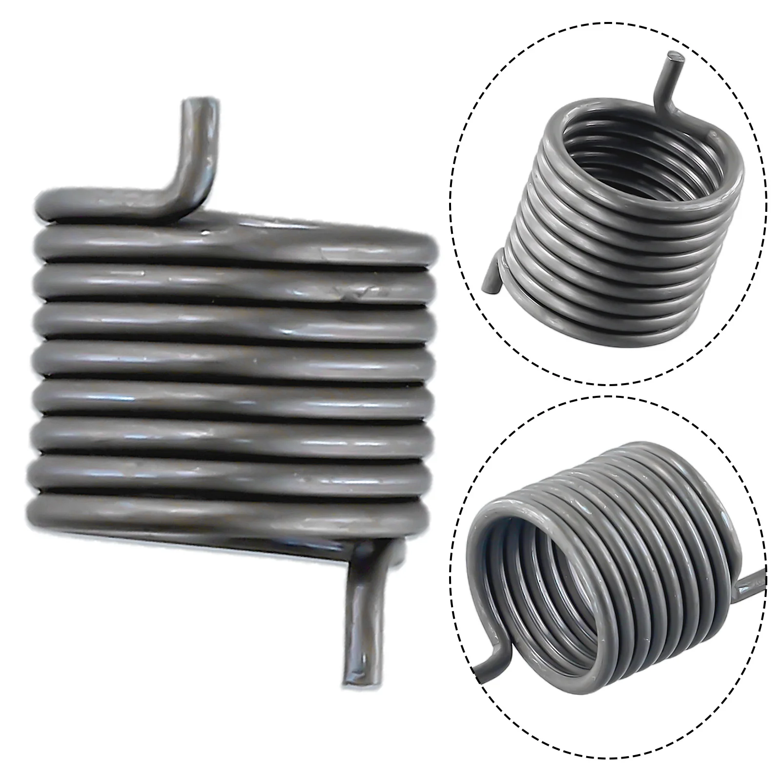 Practical Top Sale Industrial Outdoor Domestic Recoil Spring Spring Delicate 1 Pcs Accessories Black Parts Solid