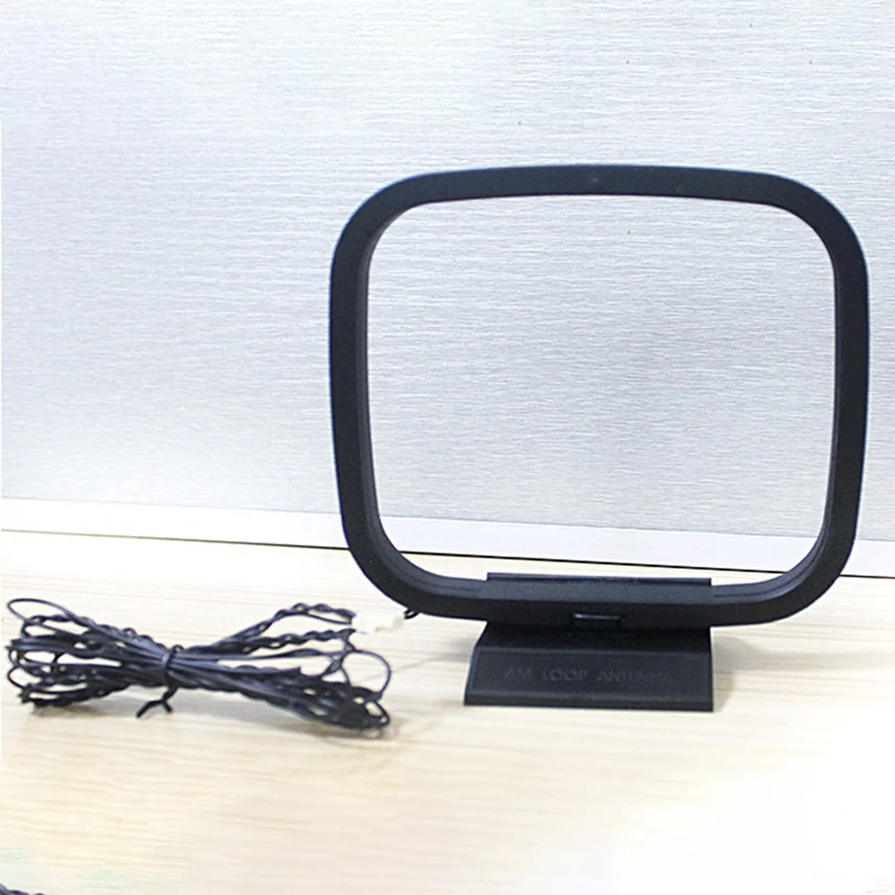 Popular 1PCS FM AM Loop Antenna for Receiver with 3-Pin Mini Connector for Sony Sharp Chaine Stereo AV Receiver Systems