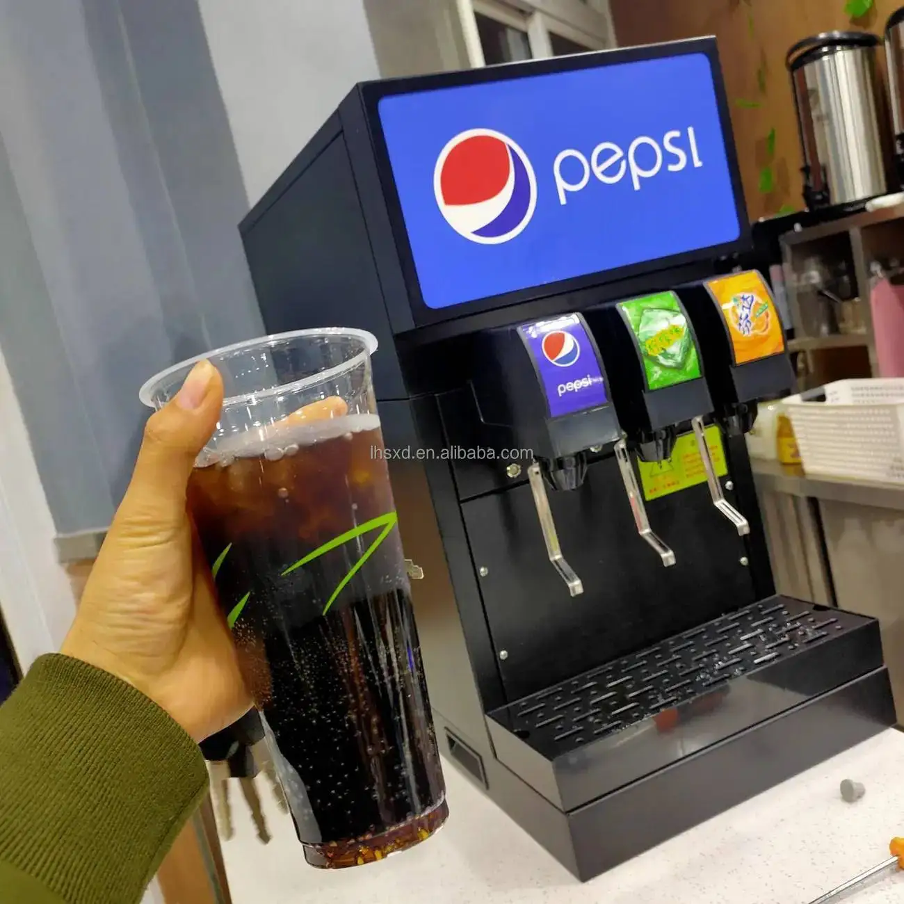 

Коммерческая машина для смешивания кока-кола, полностью автоматическая машина для газированных напитков Sprite