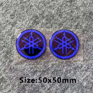 3D Emblem Yamaha Stickers Logo Aufkleber Blau Gold Red Aufkleber 6 Hauptverkaufskrypton Yamaha Careeress - №3
