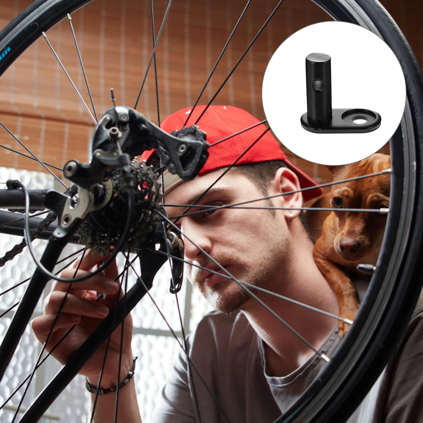 

1Pcs Bike Trailer Coupler Durable Traction Head Connector Easy Tighten Bike Trailer Hitch Linker Compatible Accessories