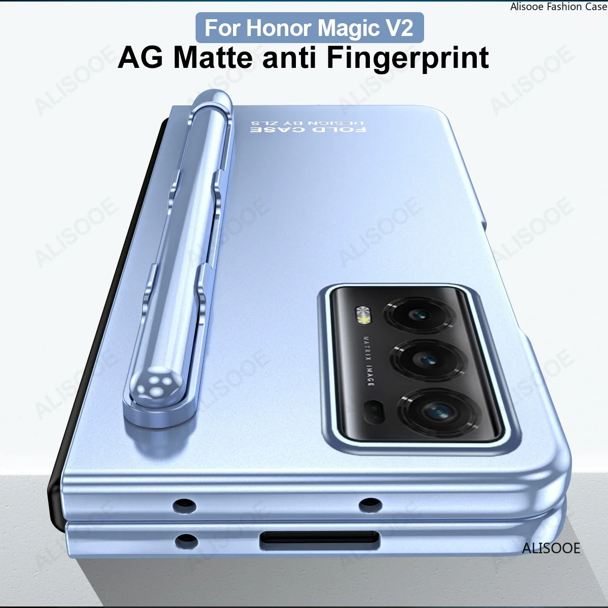 with Touch Pen Slot Capa for Honor Magic V2 Case Pen Slot Front