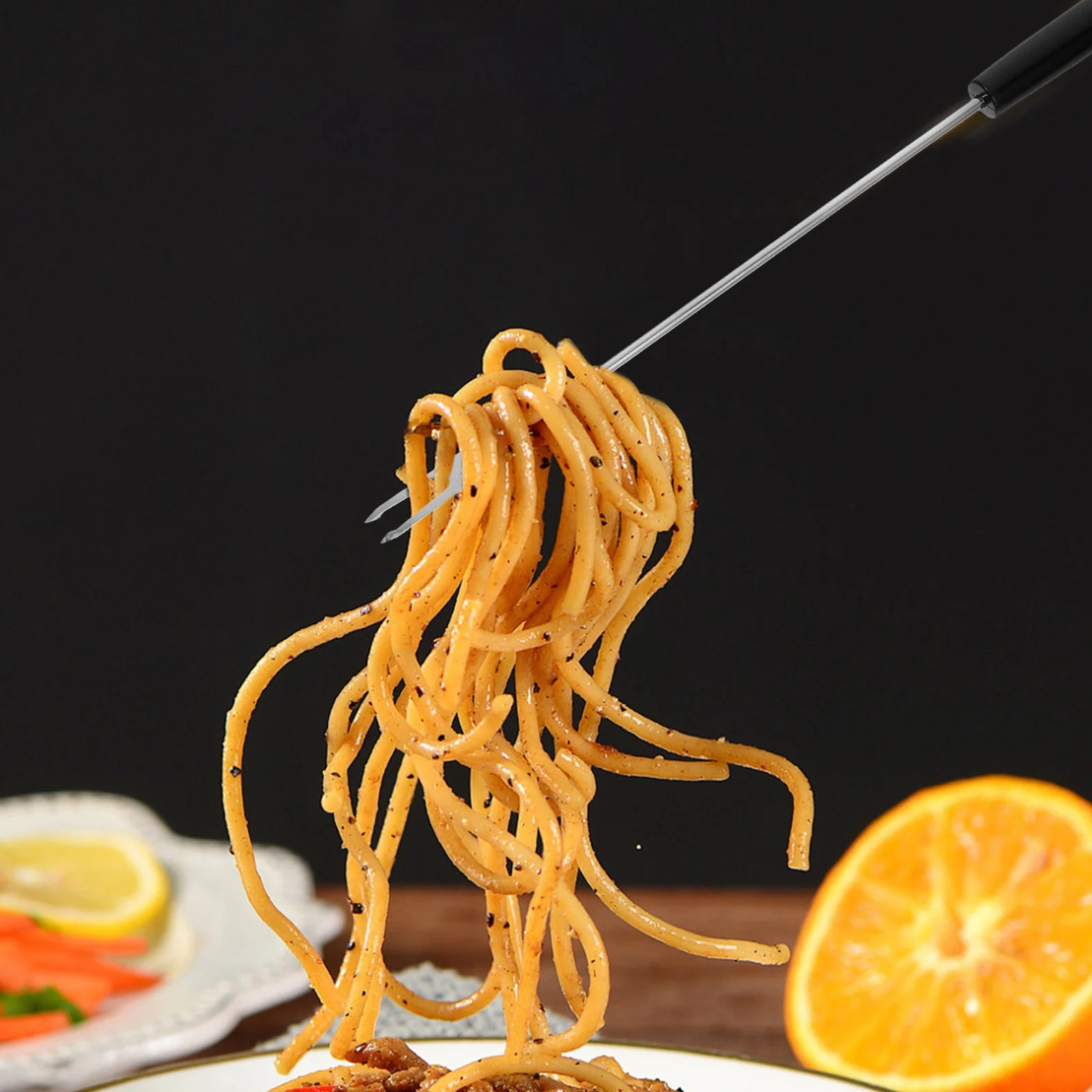 

6Pcs Stainless Steel Fondue Fork Set Dishwasher Safe Long Handle for Cheese Chocolate Dessert Dipping Fruit Skewers Bbq Grill