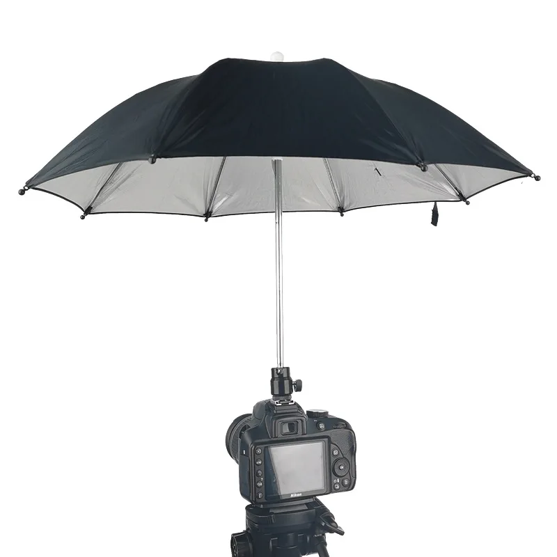 1PC Black Dslr Camera Umbrella Sunshade Rainy Holder For General Camera Photographic Camera Umbrella
