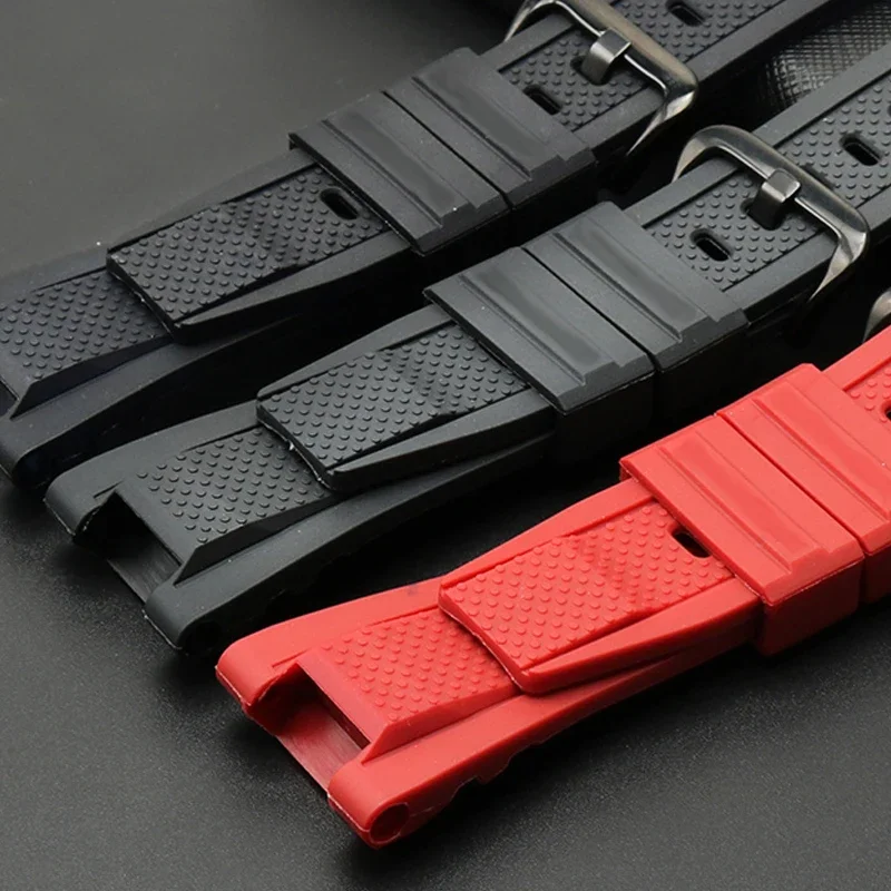 Rubber watchband for Casio  GST Series GST-210/W300/400G/B100 Waterproof Silicone watch band men straps Accessories 26*14