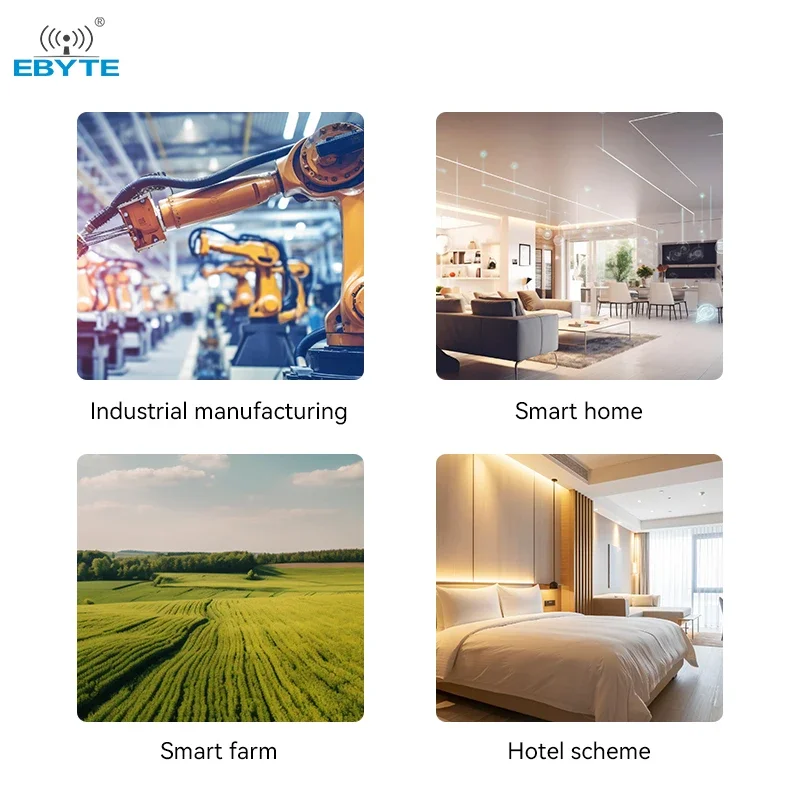 nRF24L01 2.4GHz PA LNA IOT Electronic Components 20dBm SPI Interface Small-size SMD Wireless Transceiver Module E01-ML01SP4