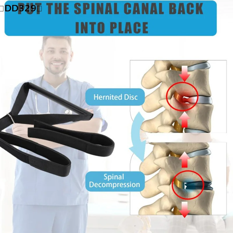 

Therapy Neck Strap Neck Fitness Stretcher Strap Decompression Comfortable Handle Cervical Traction Pull Device Care Tool〔DD329〕
