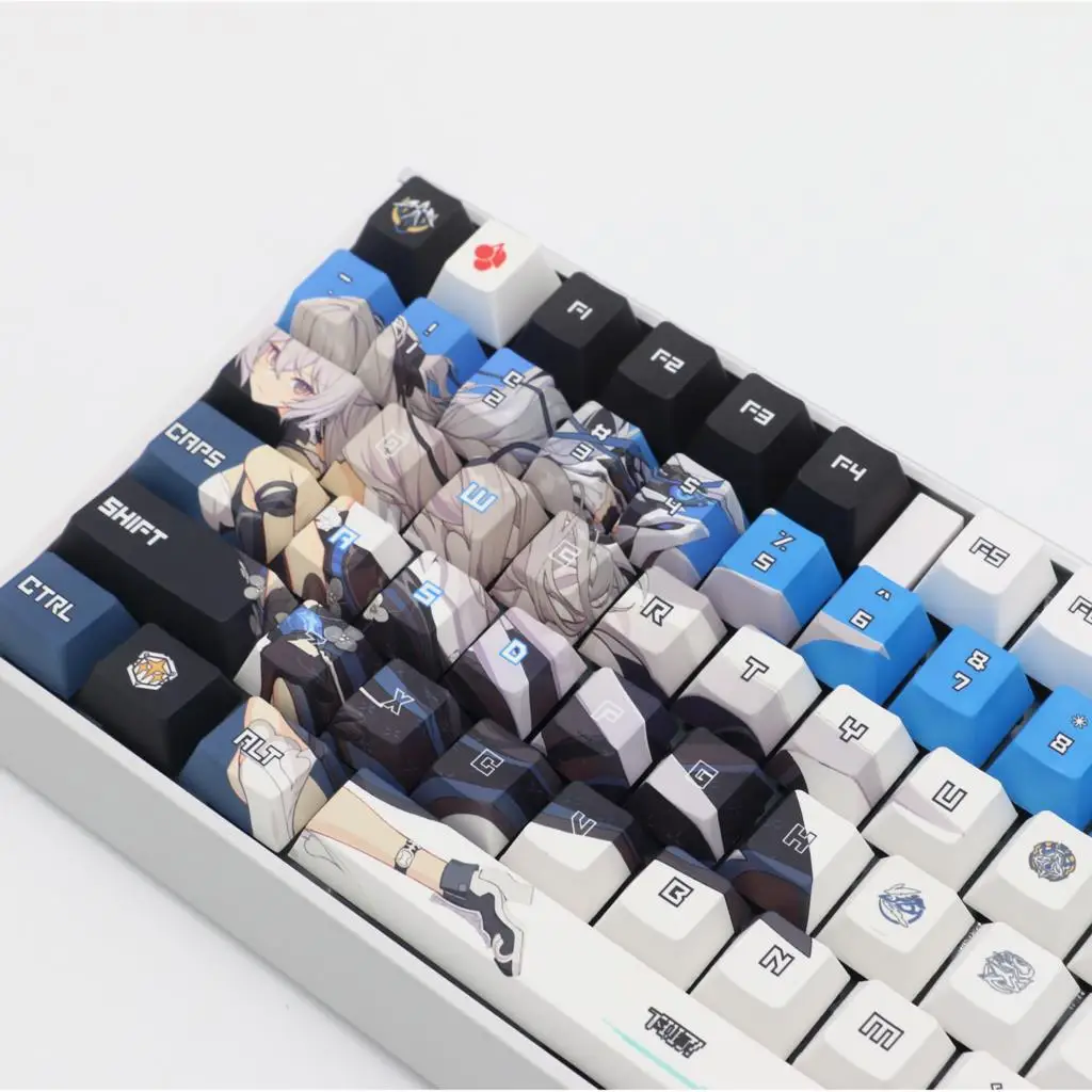 CHERRY MX3.0S Customize Keyboard Honkai Impact 3 Blonia limited 109key wireless RGB light alloy shell mechanical keyboard