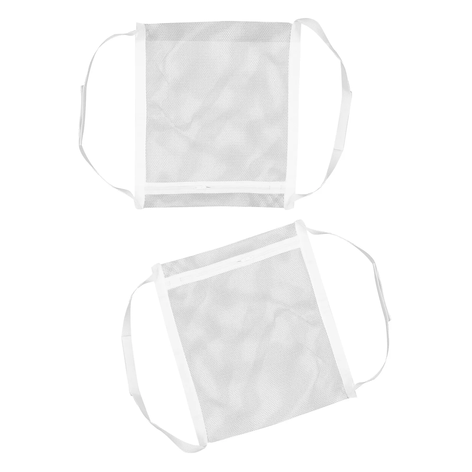 2Pcs Laundry Shoe Bags Sneaker Wash Dry Net Large Mesh Pouch Zipper Strap for Shoes Washing Machine Cleaner Laundry Shoes Bag