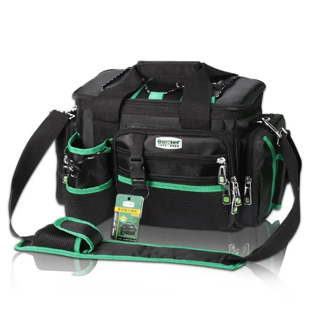 New Heavy Duty Tool Bag Wear Resistant Multifunctional Large Capacity Multi-pocket Electrician Adjustable Strap Tool Organizer