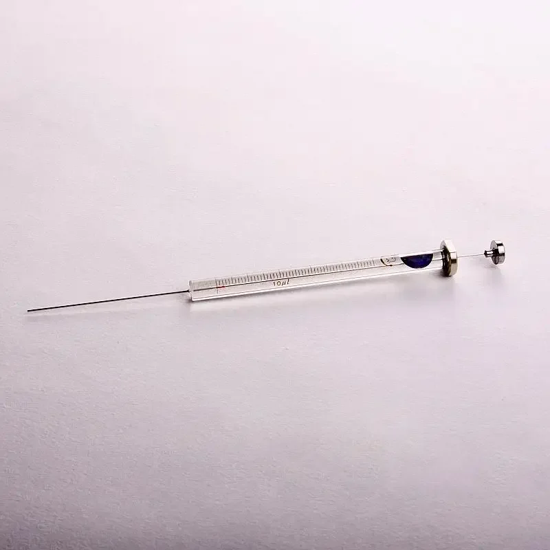 Seringa de microlitro 10ul Injetor cromatográfico líquido com ponta cônica