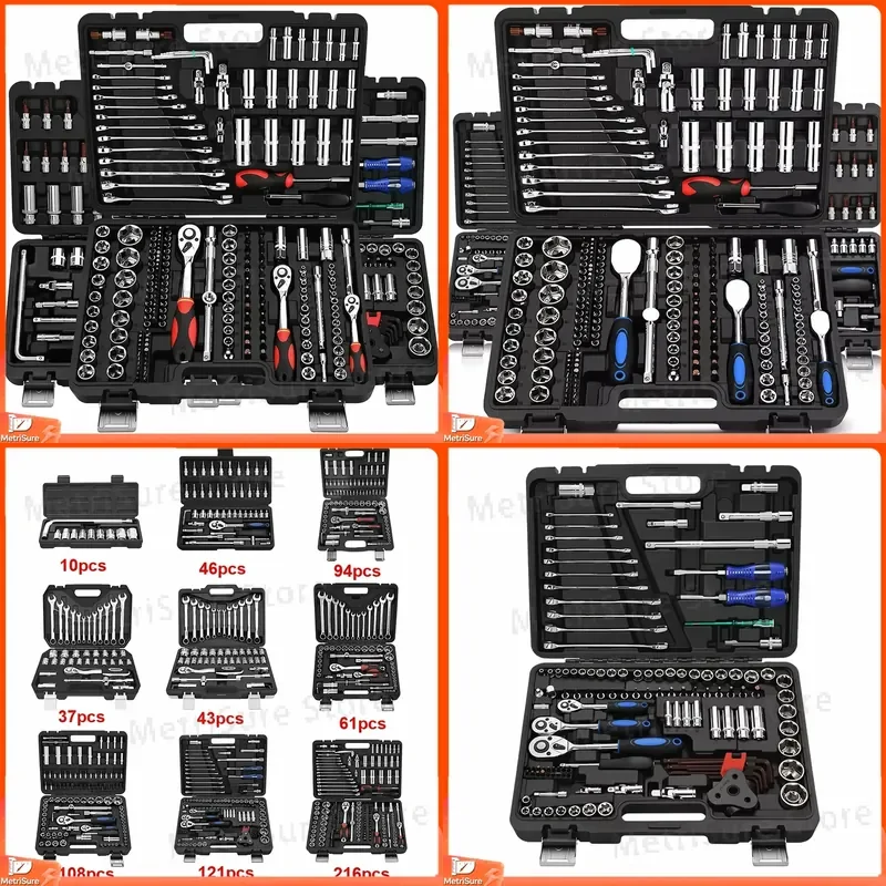 Car Maintenance Tool Set Hand Tools Socket Wrench Set Multi Function Repair Kit Automotive Technician Tools Garage Equipment