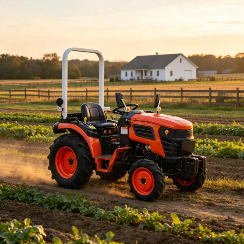 Customized 25HP 4-Wheel Mini Orchard Farm Tractor  Agricultural Machine for Farm Planting & Grain Harvesting