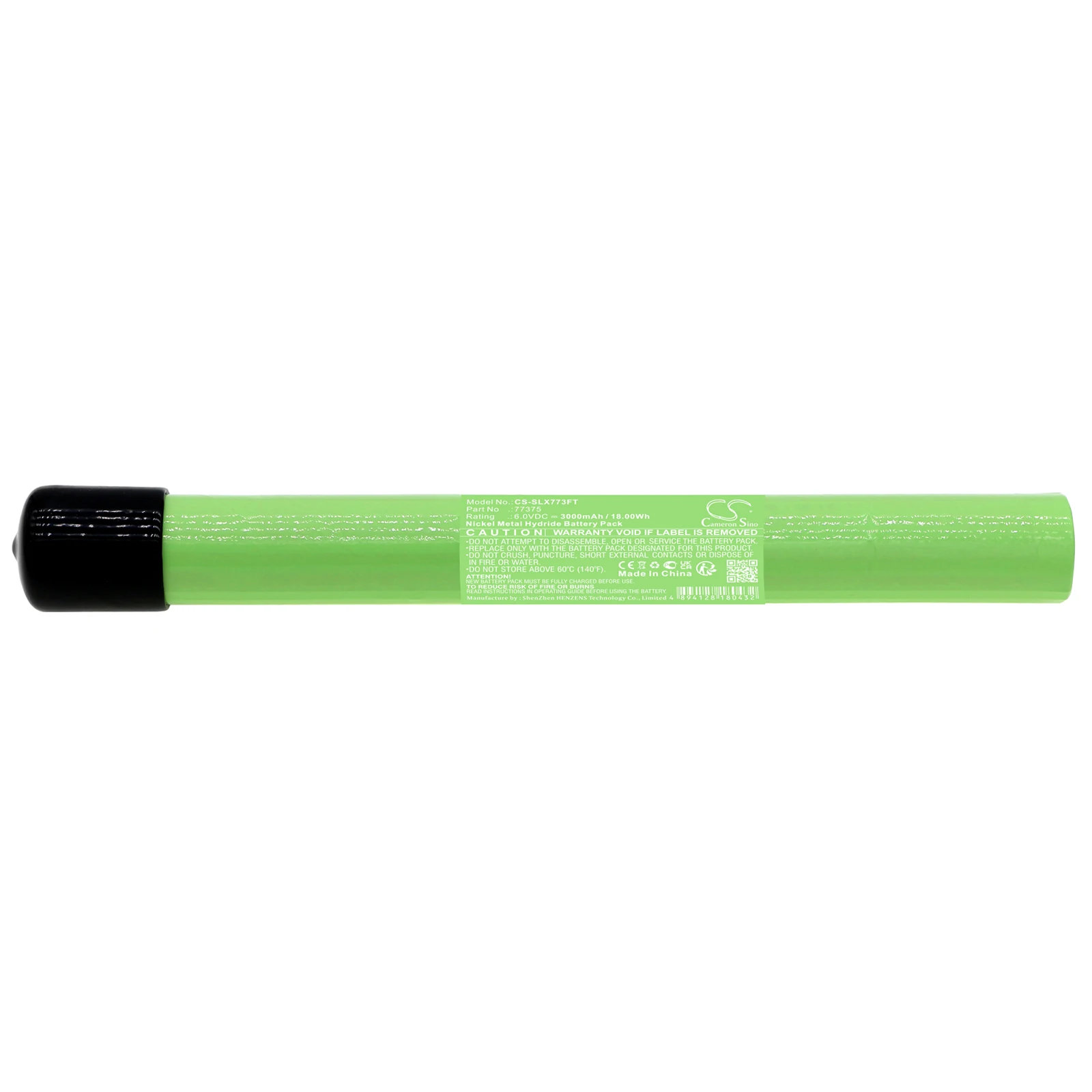 بطارية بديلة CS لـ Streamlight SL-20L، SL-20LP، SL-20XP-LED، SuperStinger، UltraStinger