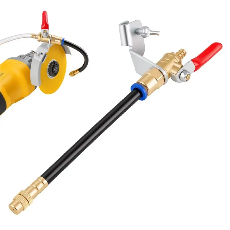 VEHO-2 Mode Angle Grinder Misting System Dust Removal Water Sprayer Flexible Coolant Attachment For Tile Marble Stone Cutting