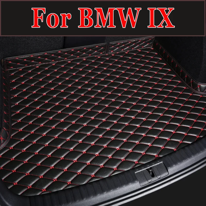 Car Trunk Mat For BMW IX 2022 2023 Five Seats Waterproof Non-Slip Custom Exact Fit Car interior Accessories