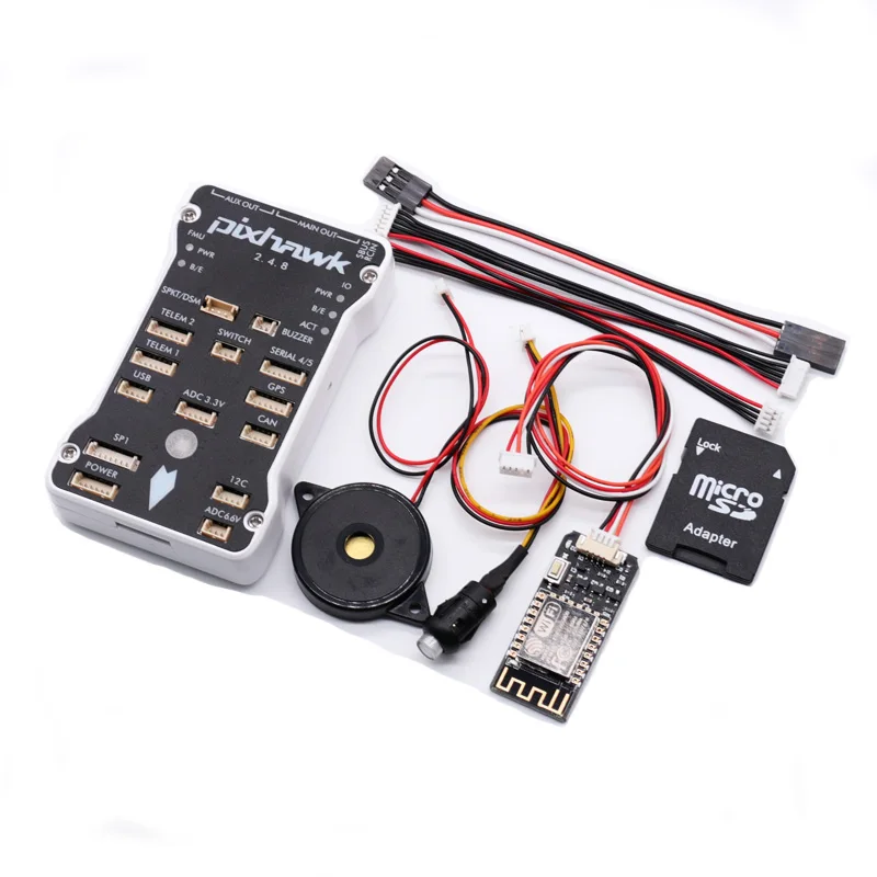 Pixhawk PX4 PIX 2.4.8 32 Bit Flight Controller Autopilot 4G TF Safety Switch Buzzer Wireless  Module