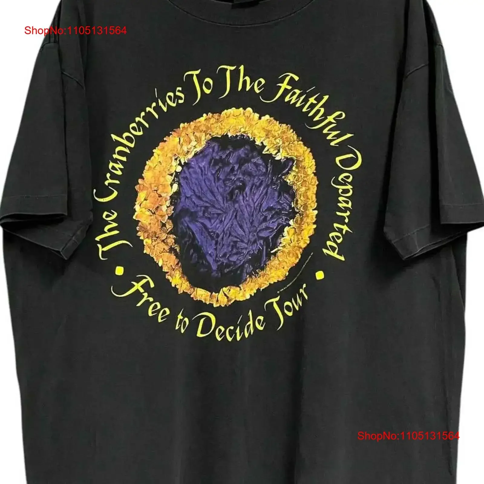 Vintage The CRANBERRIES Band 90s Cotton T Shirt Concert S to 5XL AR166 vintage Washed Stretched Top For Everyday Wear