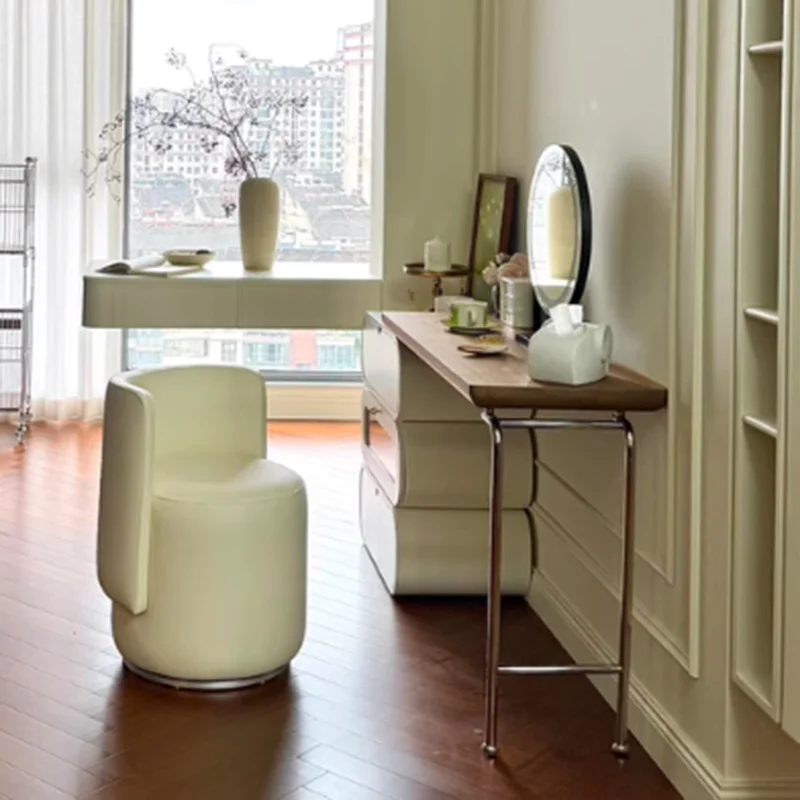Modern Makeup Vanity Table Drawers Storage European Cosmetics Dressing Table Bedside Stool Comoda Pra Quarto Trendy Furniture